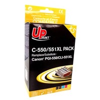 UPrint kompatybilny ink / tusz z CLI551, C-551XL-PACK, 2xblack/1xcyan/1xmagenta/1xyellow