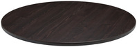 Tischplatte Maliana rund; 60 cm (Ø); eiche/wenge; rund