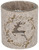 Teelichthalter Albana; 7x7x8 cm (LxBxH); natur