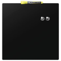 Rexel Tableau magnétique format carré, noir, 360x360 mm