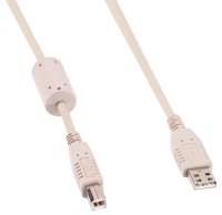 ABUS FU5009 USB Kabel USB 2.0 USB A USB B Weiß