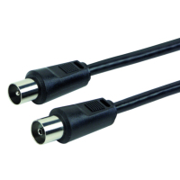 Schwaiger 7.5m IEC - IEC coax-kabel 7,5 m Zwart