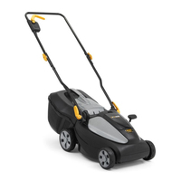 Alpina AL1 3420 Li Kit lawn mower Push lawn mower Battery Black, Grey, Yellow