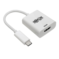 Tripp Lite U444-06N-HD4K6W USB-C-zu-HDMI-Adapter (Stecker/Buchse) – 4K 60 Hz, HDCP 2.2, Weiß