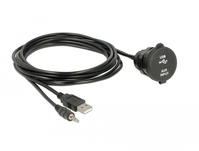 DeLOCK 85719 câble USB 2 m USB A Noir