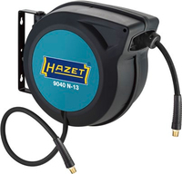 HAZET 9040N-13 tömlőorsó Falra szerelhető tekercs Automatikus Fekete, Kék