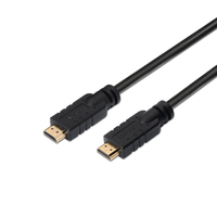 AISENS Cable HDMI V2.0 Premium alta velocidad / HEC 4k@60Hz 18Gbps con repetidor, A/M-A/M, Negro, 15 m