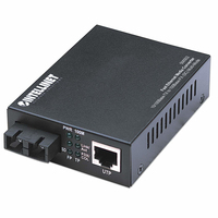Intellinet 506502 convertisseur de support réseau 100 Mbit/s 1310 nm Multimode Noir