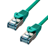 ProXtend CAT6A S/FTP CU LSZH Ethernet Cable Green 15M