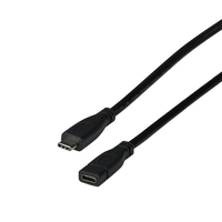 EFB Elektronik EBUSBC-USBC10GE.1 câble USB 1 m USB 3.2 Gen 2 (3.1 Gen 2) USB C Noir