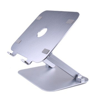 JLC Aluminum Adjustable Laptop Stand - Silver