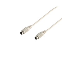 S/CONN 78107-2 PS/2-Kabel 1,8 m 6-p Mini-DIN Weiß