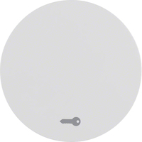 Berker Wippe mit Aufdruck Symbol Tür R.1/R.3 polarweiß, glänzend