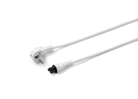 Microconnect PE010818W power cable White 1.8 m Power plug type F C5 coupler