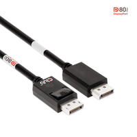 CLUB3D DisplayPort™ 2.1 Bi-Direktionales VESA DP80 zertifiziertes Kabel 4K120Hz, 8K60Hz oder 10K30Hz St/St 1.2m