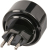 Brennenstuhl 1508642 adapter wtyczek zasilających Type J (CH) Czarny
