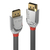 Lindy 36301 DisplayPort-Kabel 1 m Grau