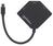 Manhattan 3-in-1 4K Mini-DisplayPort-Adapter, Mini-DisplayPort-Stecker auf HDMI/DVI/VGA-Buchse, aktiv, schwarz