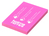 Kolma 13.008.33 Klebezettel Rechteck Pink 100 Blätter Selbstklebend