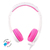 BuddyPhones School+ Headset Wired Head-band Calls/Music Pink, White