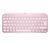 Logitech MX Keys Mini Tastatur RF Wireless + Bluetooth QWERTY Italienisch Pink
