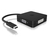 ICY BOX IB-DK1104-C Adaptador gráfico USB 3840 x 2160 Pixeles Negro