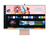 Samsung S32BM80PUU számítógép monitor 81,3 cm (32") 3840 x 2160 pixelek 4K Ultra HD LED Rózsaszín, Fehér