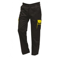 Orn 2580-15 Silverswift Combat Trouser - Black/Yellow [46" Regular Leg]