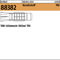 ART 88382 TOX - Dübel TRI 6 x 36 Kunststoff VE=S