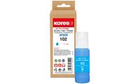 Kores Tintenflasche G1648C ersetzt EPSON 104, cyan (13010279)