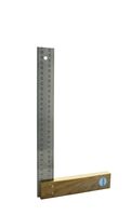 Joiner's square walnut 300 mm stainless steel blade 35 mm