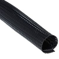 Helos Flexibler Kabelkanal mit Klettverschluss 2 m, Ø 51 mm, schwarz