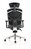 Ergo Click Chair Black Fabric Seat Black Mesh Back with Headrest KC0296
