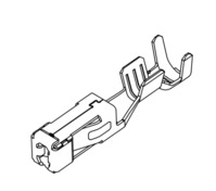 Buchsenkontakt, 1,0-2,0 mm², AWG 17-14, Crimpanschluss, verzinnt, 936606-1