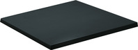 Tischplatte Topalit; 70x70 cm (LxB); schwarz; quadratisch