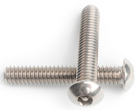 M12 X 40 PIN HEX (SW8) BUTTON SECURITY SCREW Sim.7380 A2 STAINLESS STEEL