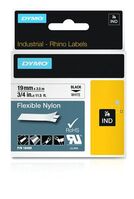 RHINO Flexible Nylon 19mm x 3,5m Black on white,