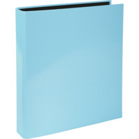 Ringbuch A4, 2 Ringe in D-Form 25mm, Aquarel - Pastellblau