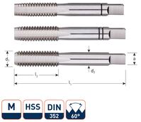 Rotec 300.1400 HSS Handtappenset 3-dlg DIN 352 metrisch M14x2,0