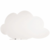 Symbol-Tafel Skinshape Wolke lackiert 100x150cm RAL 9010 reinweiß