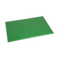 Hygiplas Standard High Density Green Chopping Board for Salad & Fruit - 45x30cm