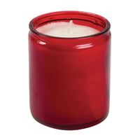 Bolsius Starlight Jar Candles in Red Made of Glass 82x77mm Pack of 8