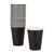 Olympia Takeaway Coffee Cups in Black - Single Wall - 340 ml 12 Oz - 50 pc