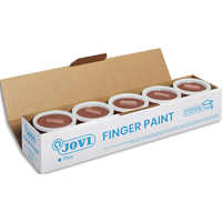 JOVI Bouteille de 500 ml de gouache au doigt couleur marron - produit supprimé à épuisement du stock