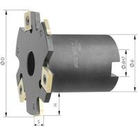 Scheibenfräser mit Bund Z10 D 100x6 mm