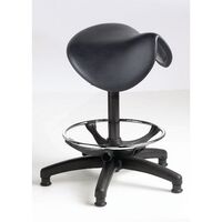 Saddle stool, height adjustable 570-820mm