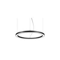 LED Pendel-Ringleuchte BIRO CIRCLE, IP20, ø 45 cm, Höhe 5 cm, 53W, 2700-6500K, 7216lm, rgbw, dimmbar Casambi, schwarz