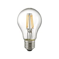 LED Filamentlampe NORMAL A60, 230V, Ø 6cm / L 10.4cm, E27, 8W 2700K 1055lm 300°, nicht dimmbar, Klar