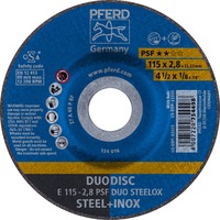 PFERD 62017420 PSF DUODISC STEELOX COMBI WHEEL 180X3.5X22.23 MM