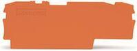 WAGO 2002-1792 Abschluss-und Zwischenplatte,1 mm dick,orange